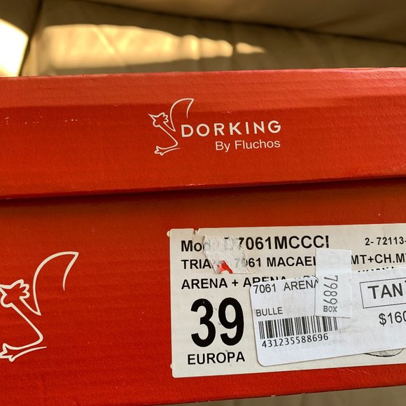 NEW! Dorking Cream Colour Leather Shoe. Size 9 - Picture 5 of 5